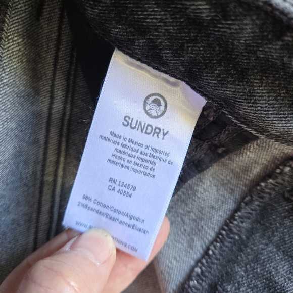 Sundry High-Rise Skinny Jeans with Leopard Side Trim – Size 29 - Picture 8 of 11